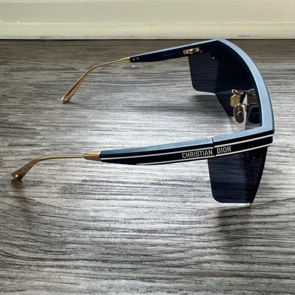 DiorClub M1U Blue Dior Oblique Mask Rectangular Sportswear Sunglasses NEW - Picture 4 of 5